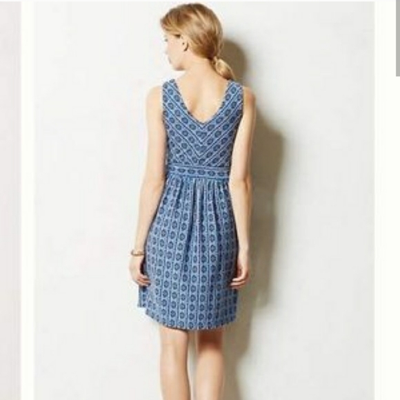 Maeve Anthropologie Lazuli Tribal Print Dress Sz 0 - Picture 2 of 7